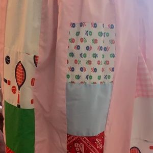 Vintage Maxi Patchwork Wrap Skirt